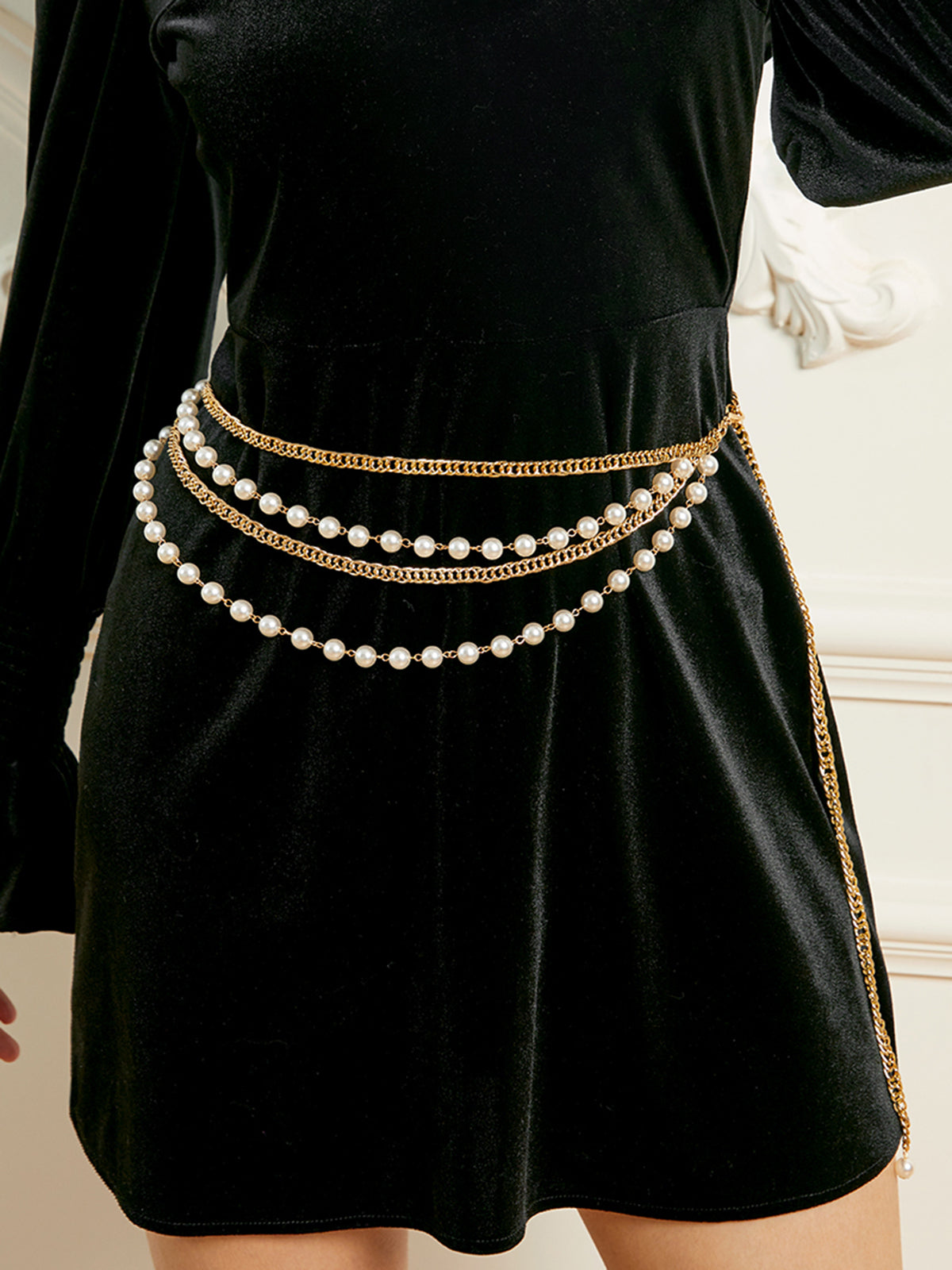 Pearls Waist Chain