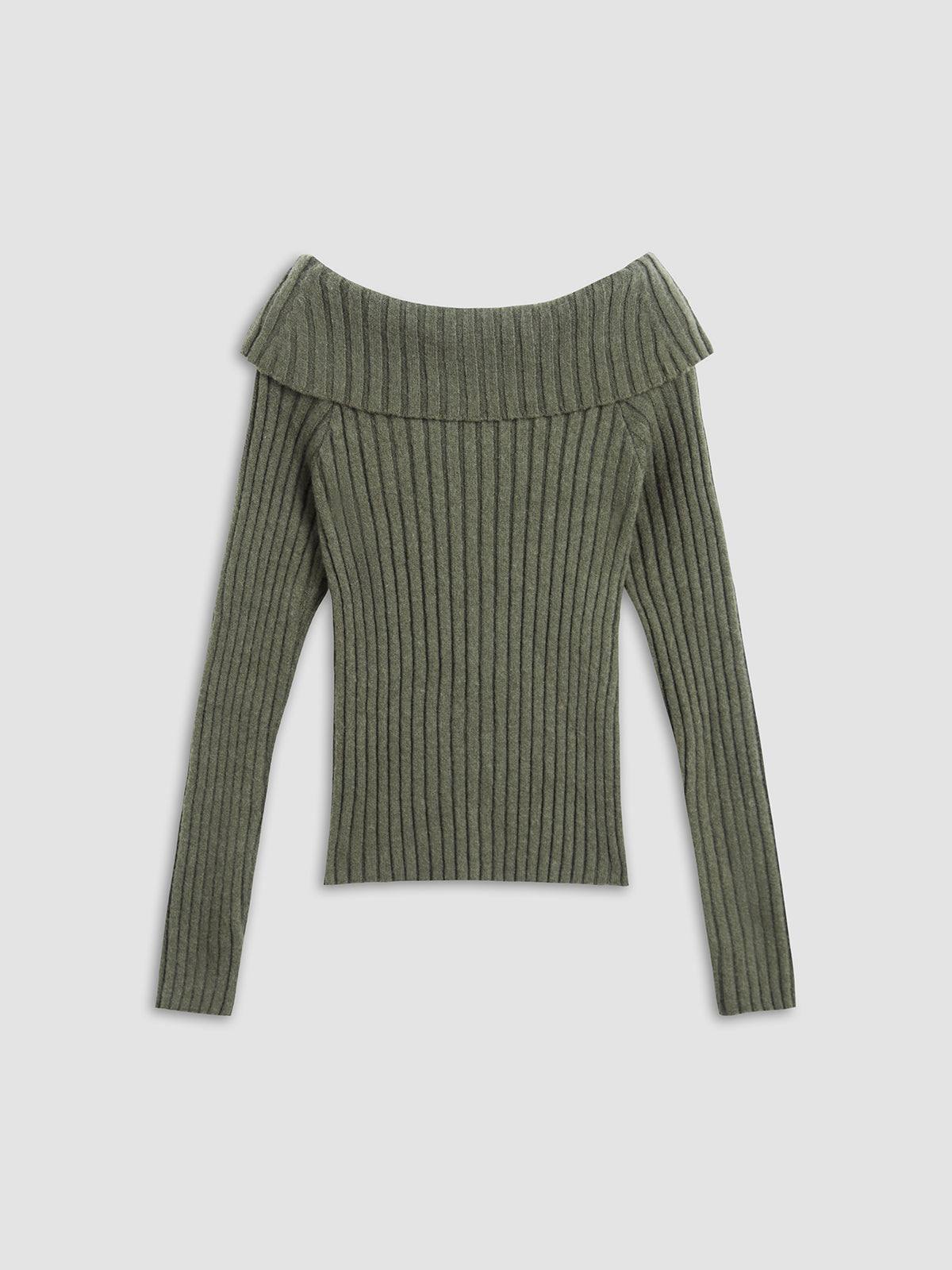 Textured Off Shoulder Sweater