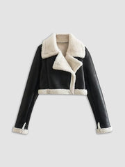 Daydreamer Shearling Leather Flight Jacket