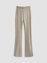 Leisurely Ribbed Flared Pants