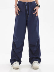 Lightweight Parachute Cargo Baggy Wide Leg Pants