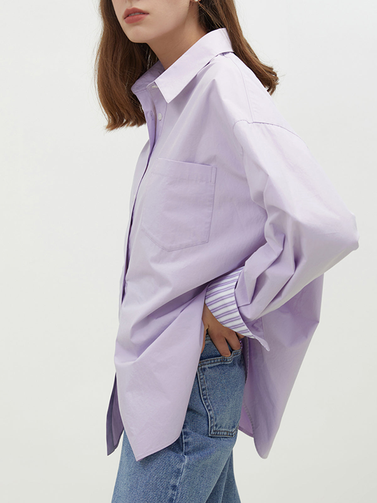 Lilac Dreams Oversized Shirt