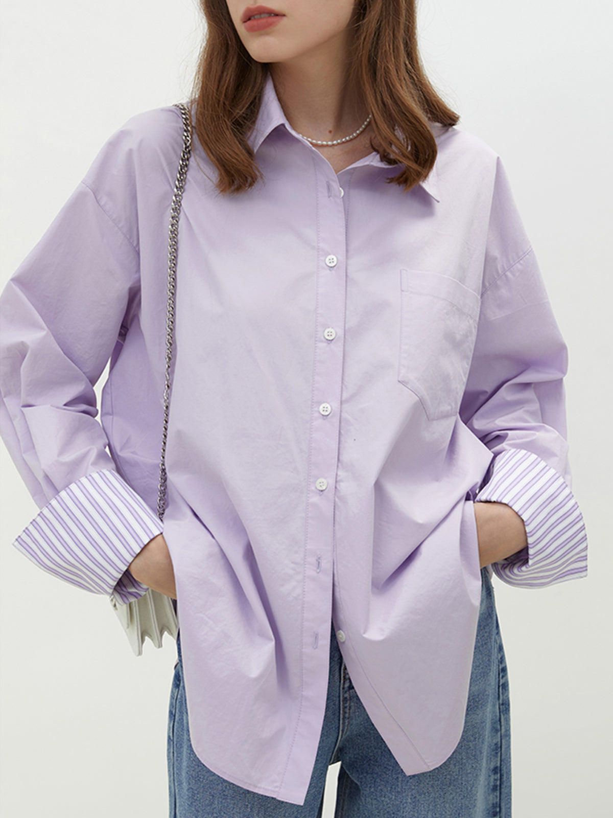 Lilac Dreams Oversized Shirt