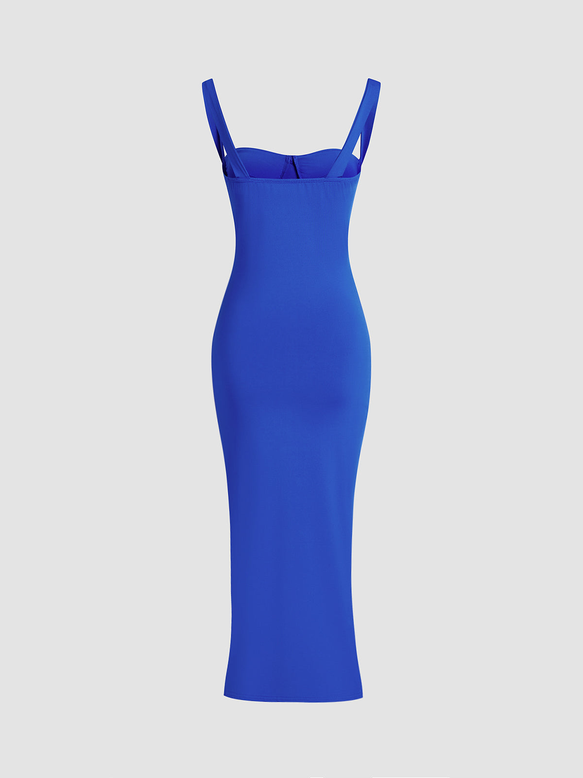 Silent Sea Ruched Bodycon Midi Dress