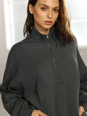 Oversized Zip Sweatshirt