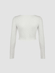 Snowflake Textured Blouse