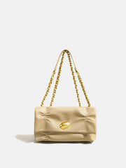 Solid Chain Shoulder Bag