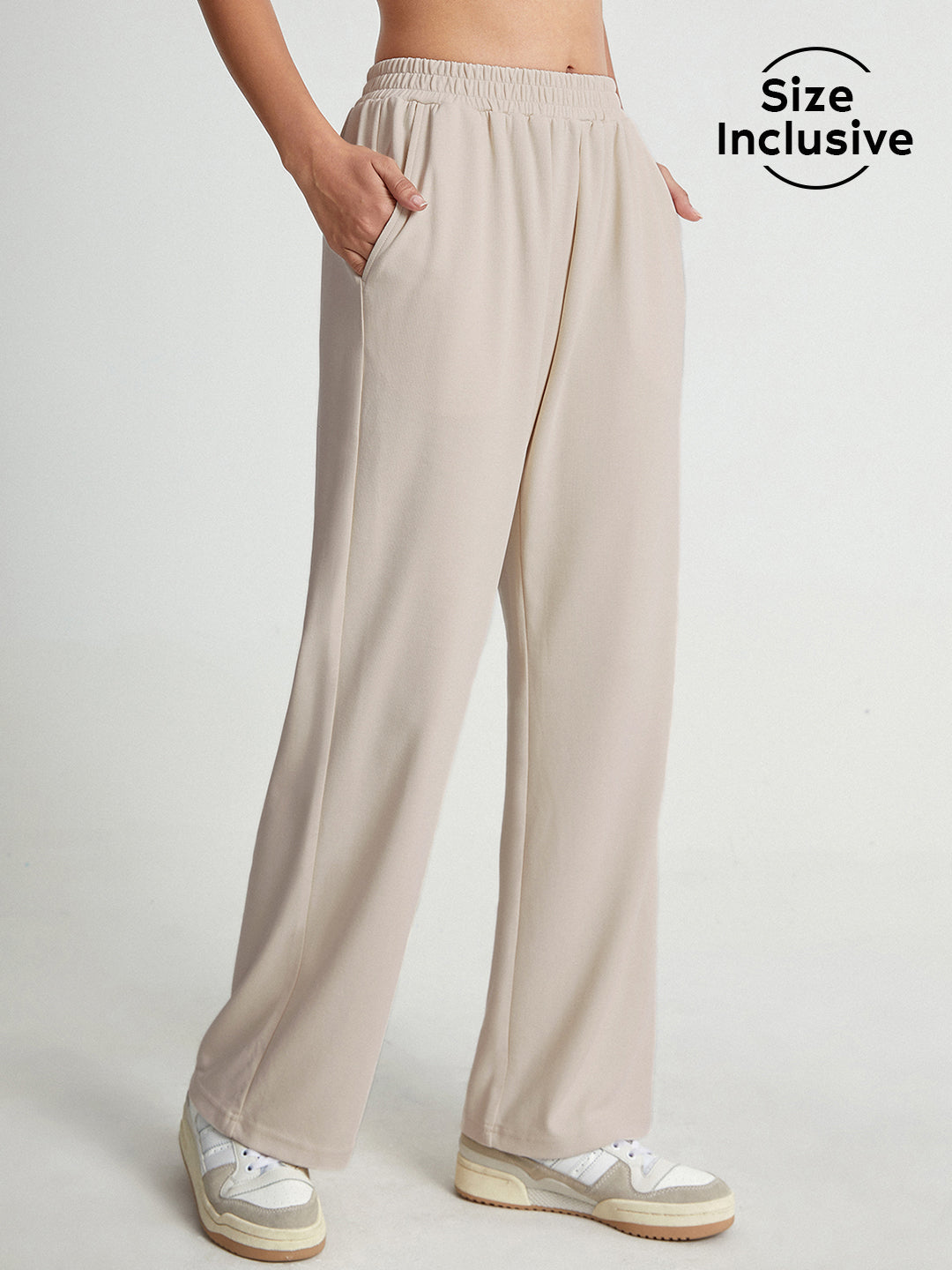 High Waisted Straight Leg Lounge Pants