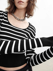 Interrupted Stripes Sweater