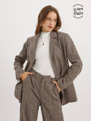 Glen Plaid Blazer