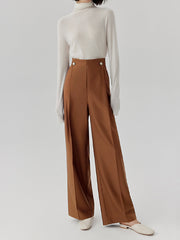 Fall Leaves Wide Leg Pants