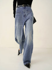 Casual Wide Leg Jeans