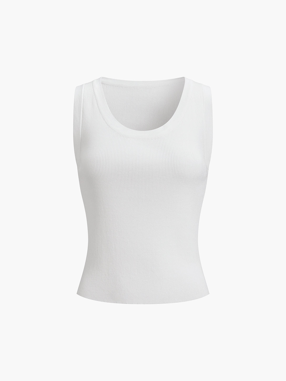 Basic Crew Neck Tank Top