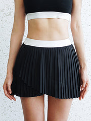 Athleisure Tennis Pleated Mini Skort