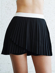 Athleisure Tennis Pleated Mini Skort