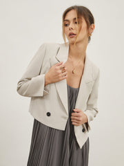 Fitted Crop Blazer