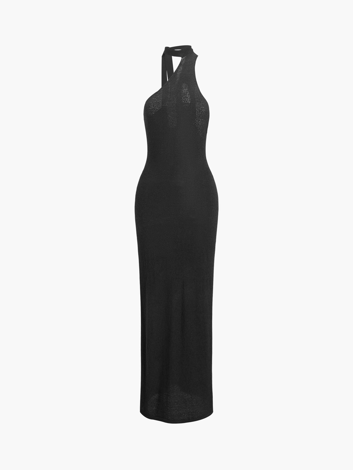 Asymmetrical Halter Long Dress