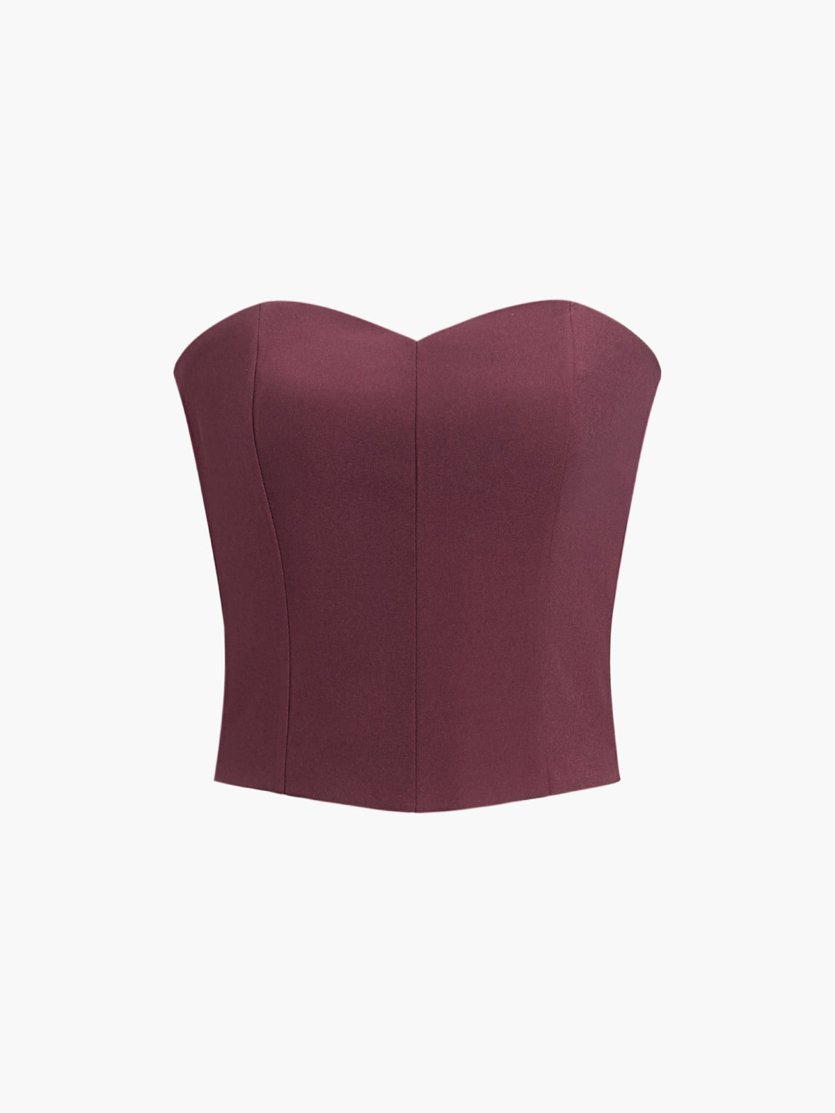 Sweetheart Zippered Corset Top