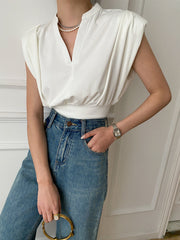 Utility V-Neck Crop Shirt