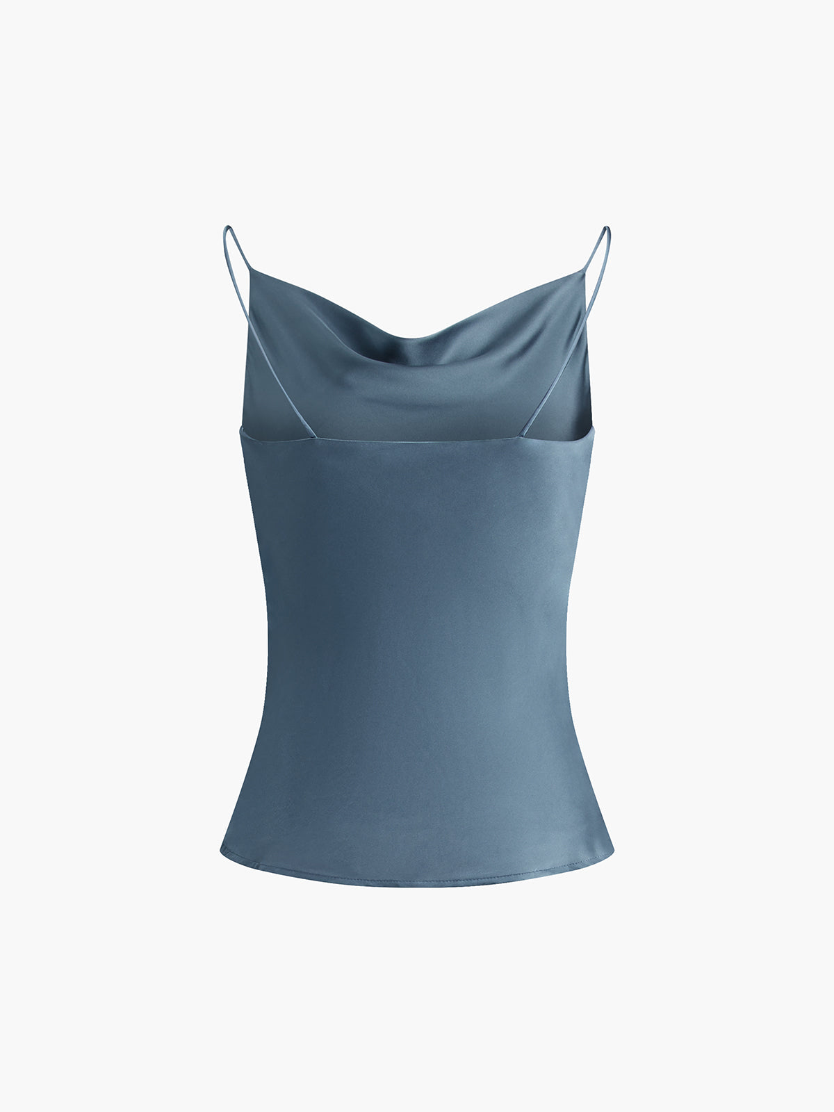 Leisure Cowl Neck Satin Cami Top