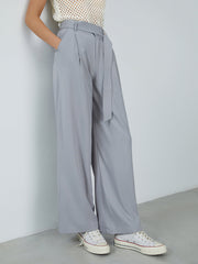 Effortless Belted Wide Leg Pants