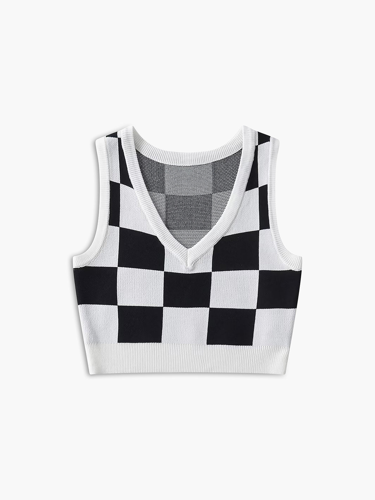 Checkered Vest