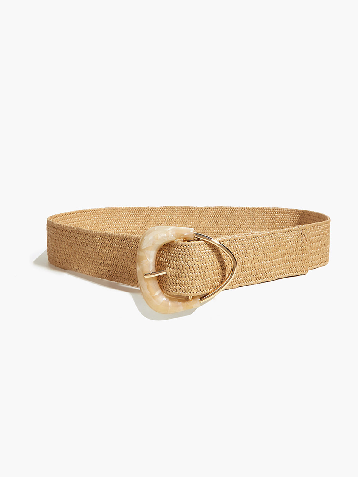 Straw Braided Belt