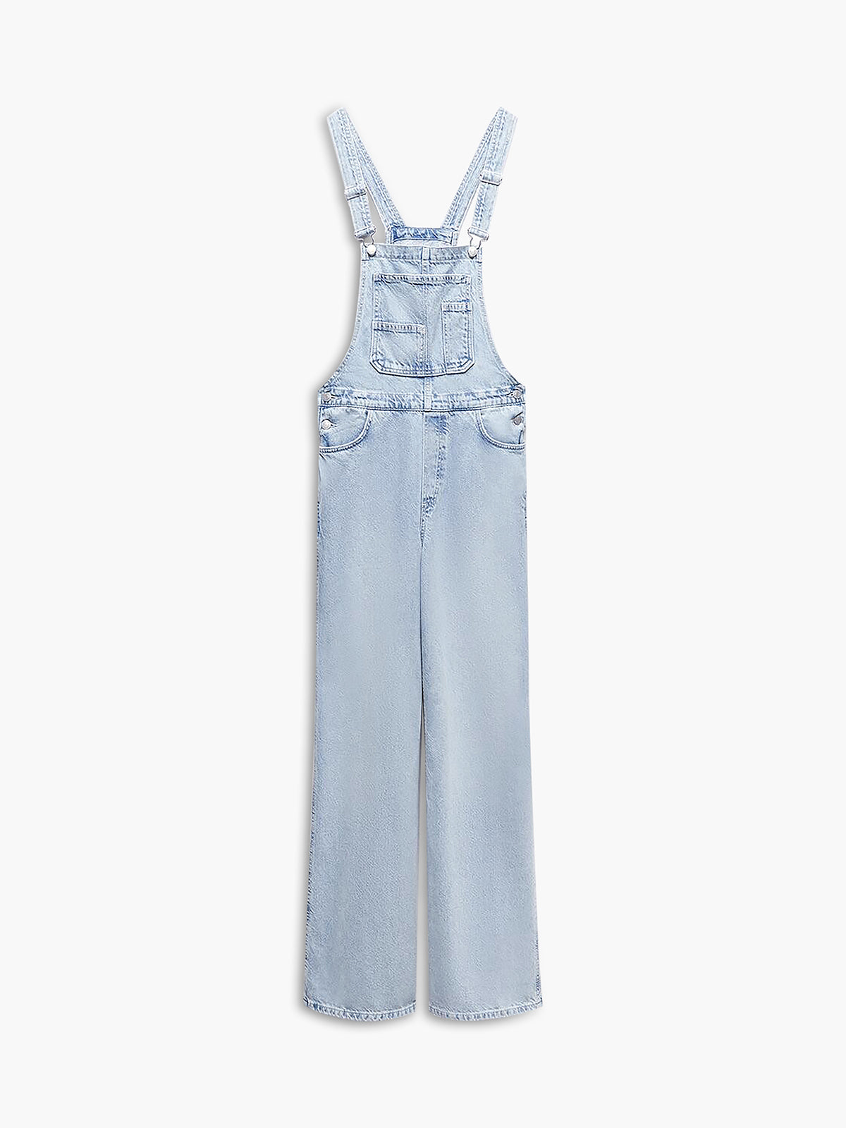 Utility Denim Overalls