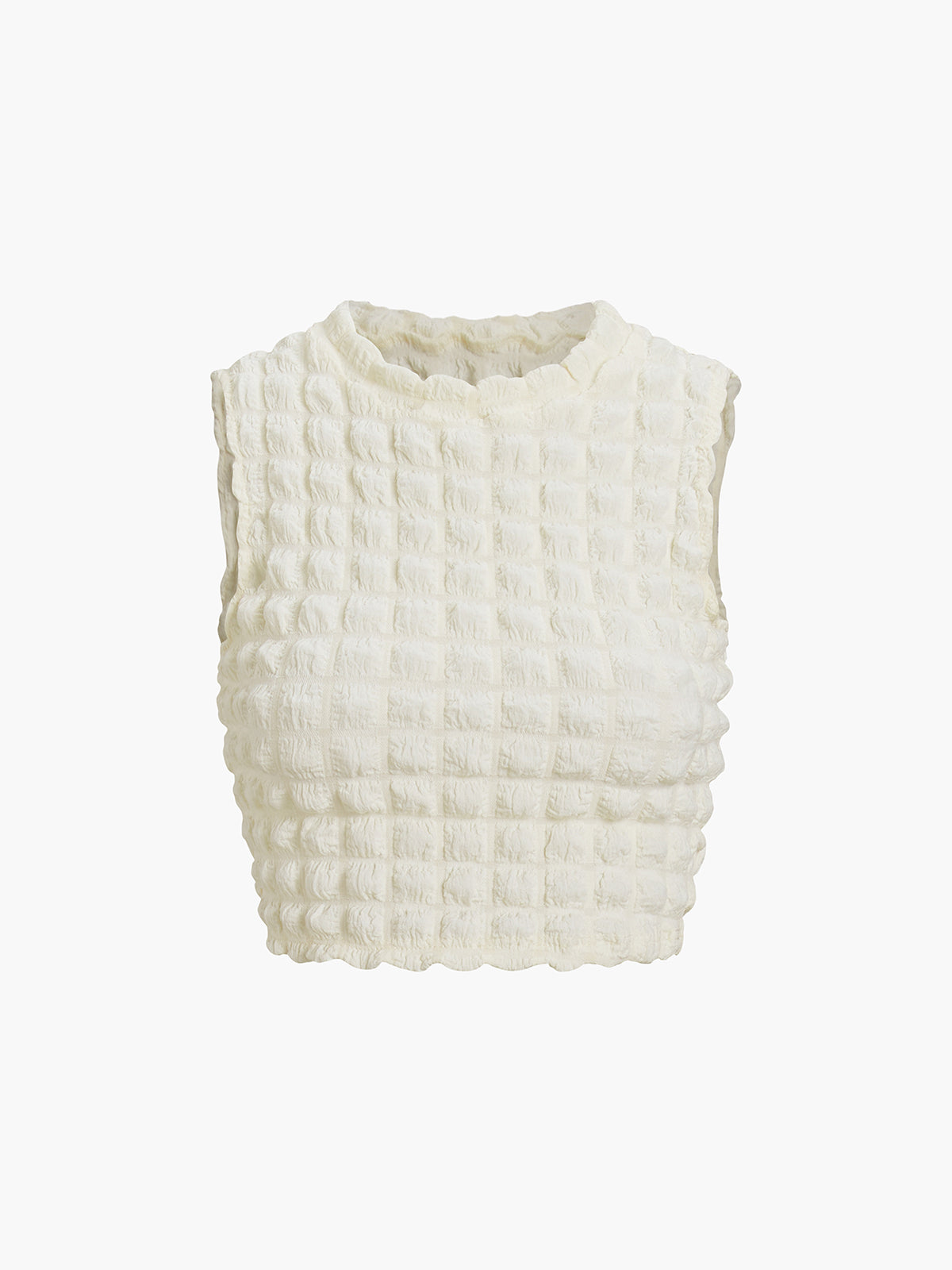 Popcorn Crop Tank Top