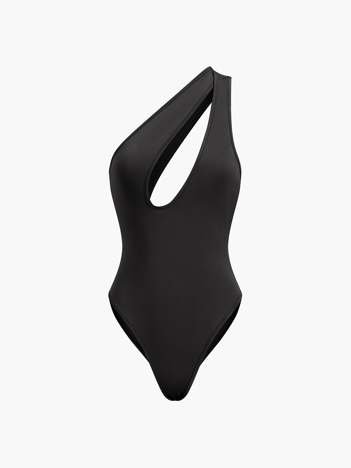 Asymmetrical Strap Cutout Bodysuit