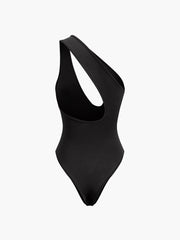 Asymmetrical Strap Cutout Bodysuit