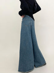 Overzied Denim Wide Leg Pants