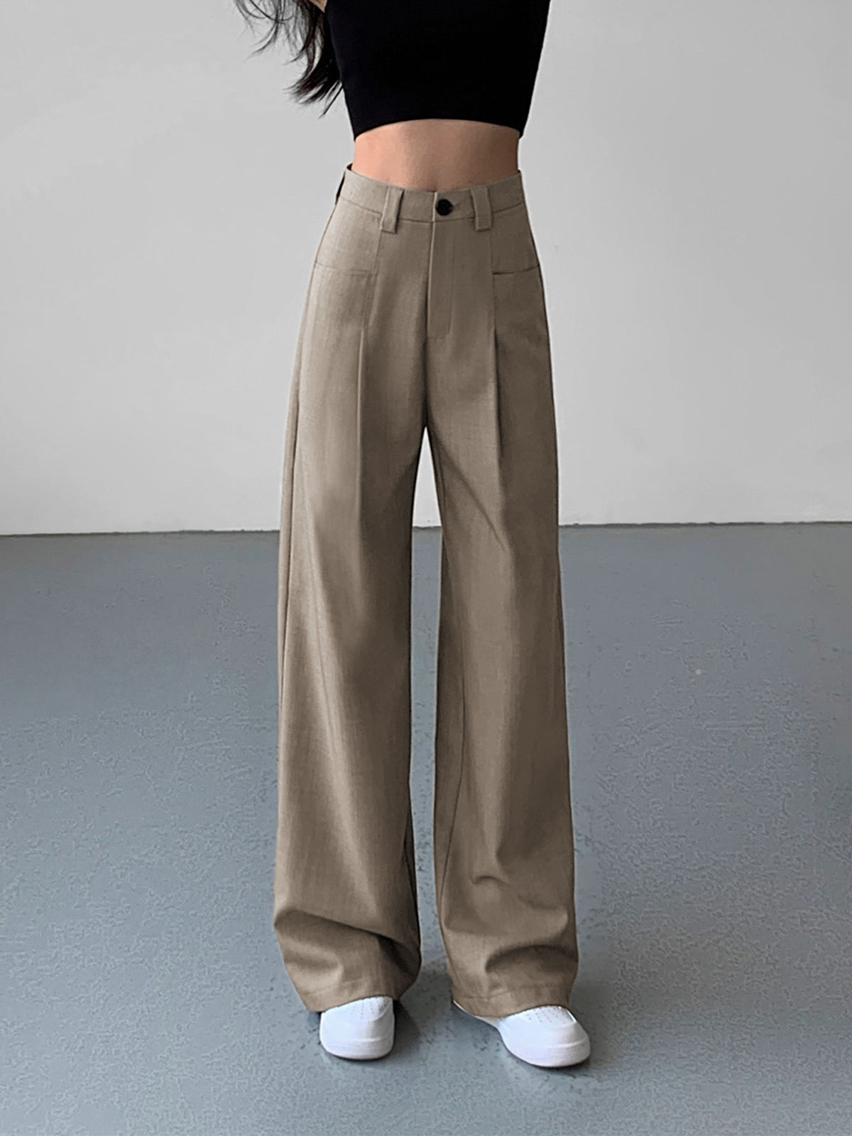 Divine Pleat Wide Leg Dress Pants