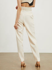 Utility Belted Straight Leg Pants