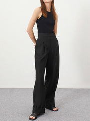 Nostalgia Pleat Wide Leg Pants