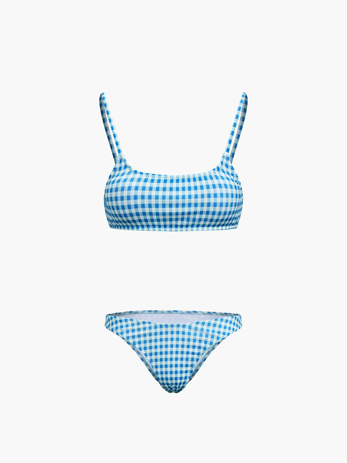 Sea Hints Checkered Two Piece Bikini Bathing Suit