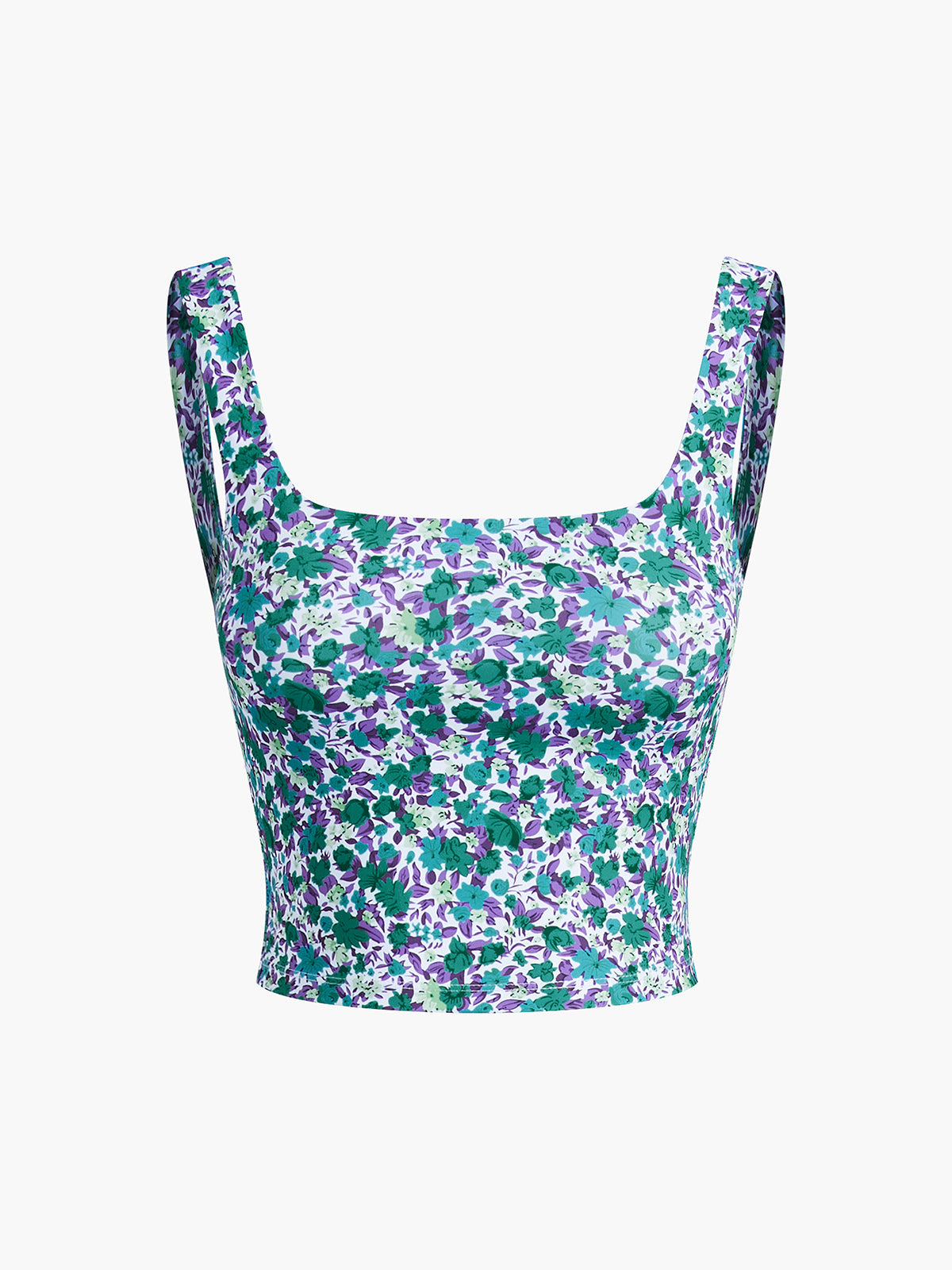 Eden Floral Garden Crop Tank Top