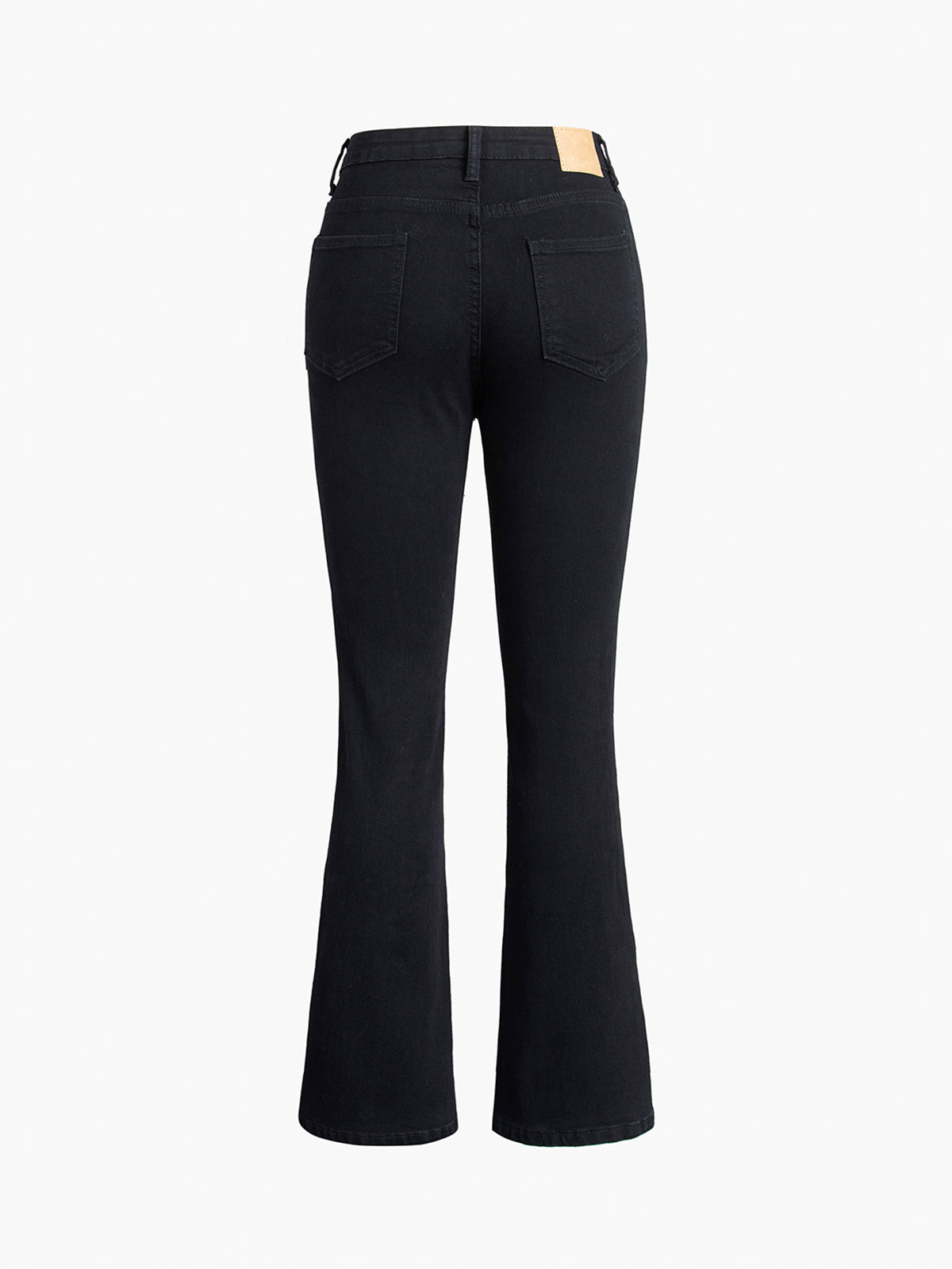 Black Denim Flare Jeans