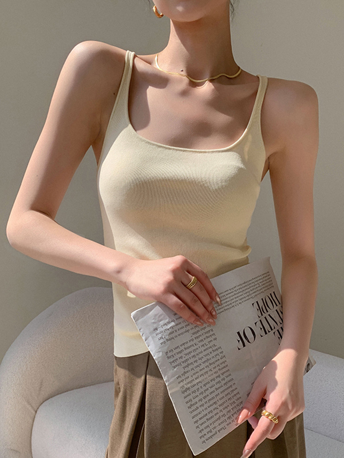 Square Neck Tank Top