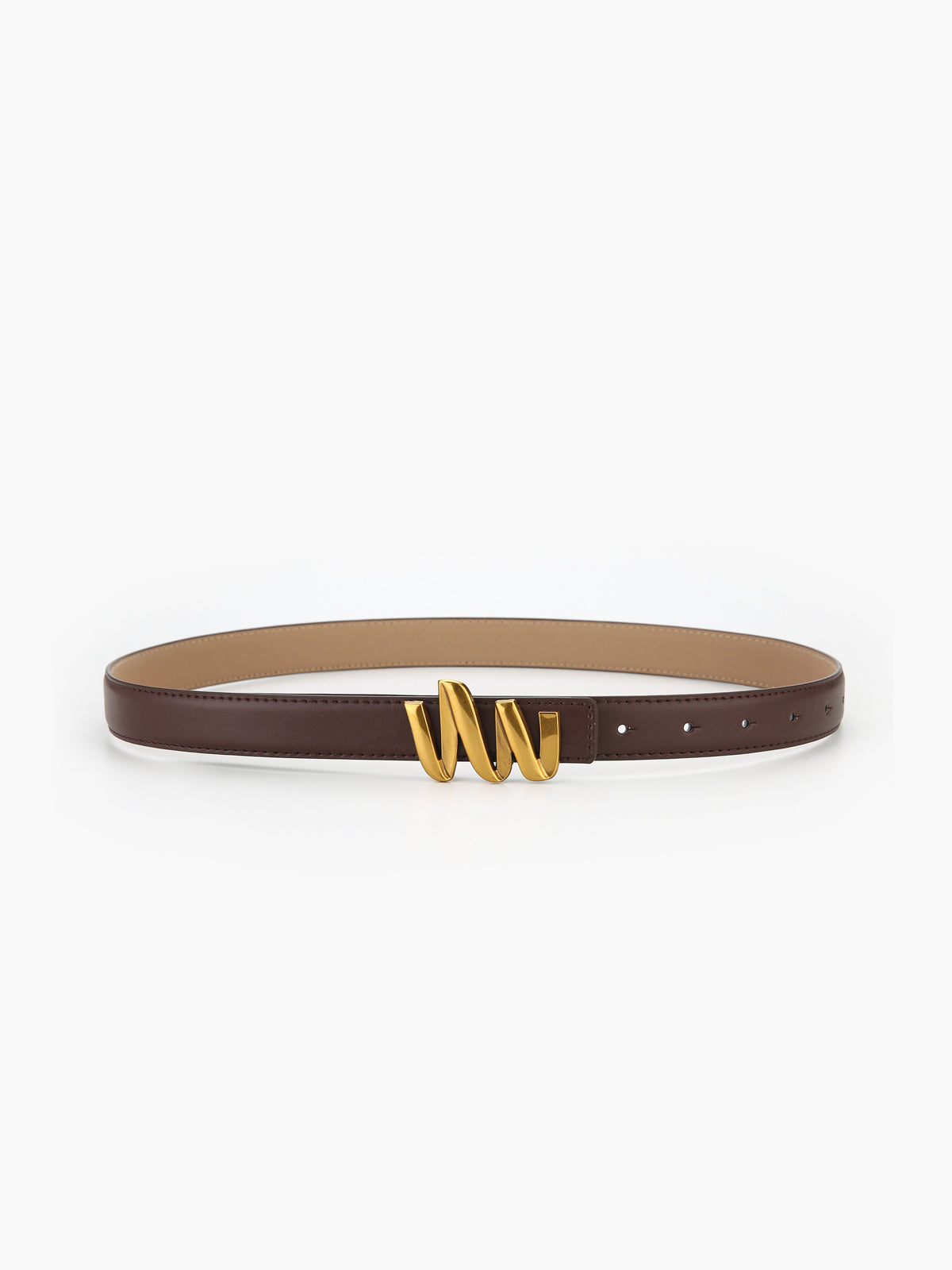 Wave Leather Belt