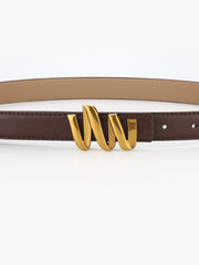 Wave Leather Belt