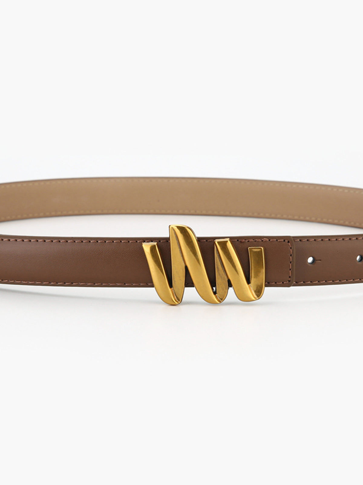 Wave Leather Belt