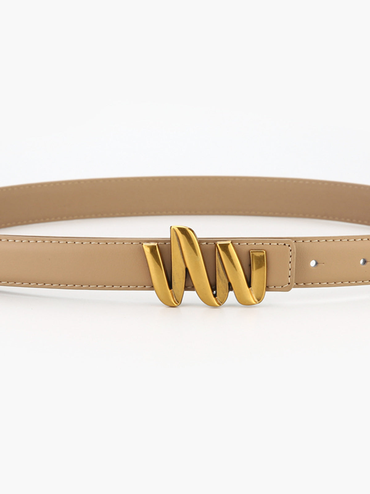 Wave Leather Belt