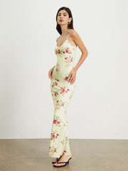 Floral Slip Long Dress