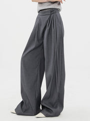 Tied Oversized Wide Leg Pants