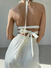 Effortless Tied Open Back Cami Top