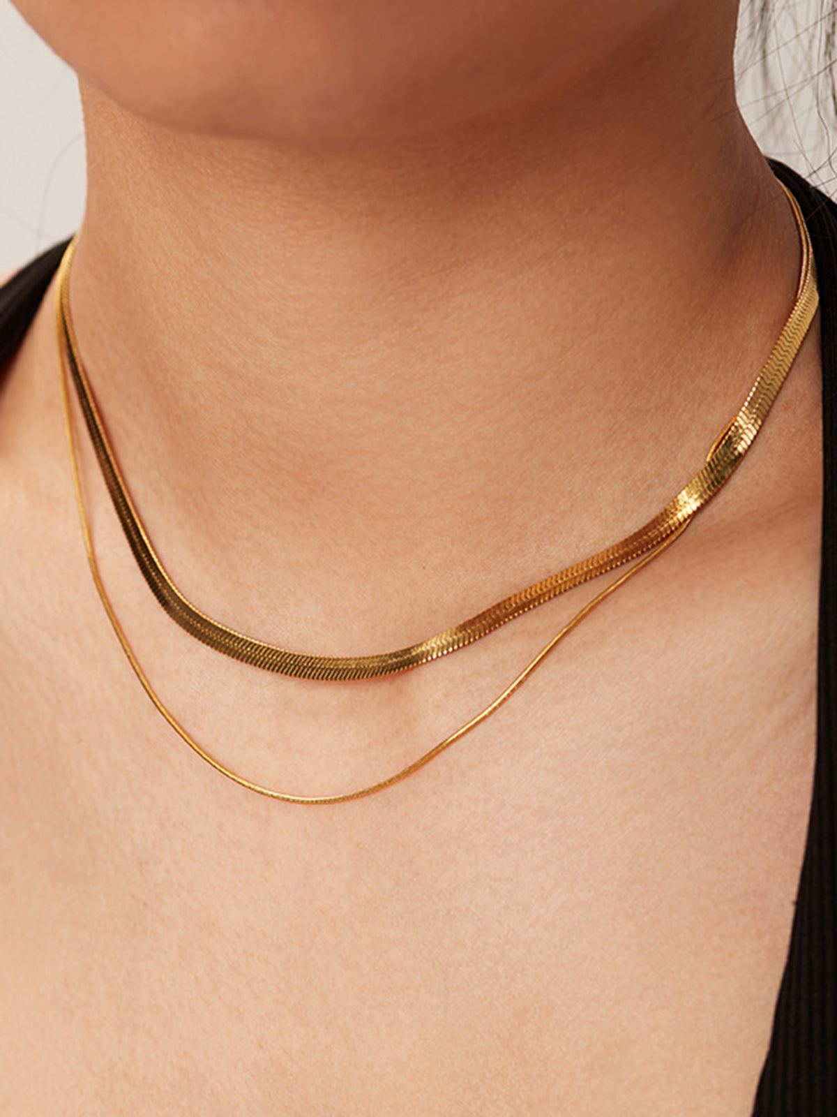 Effortless Double Layer Necklace