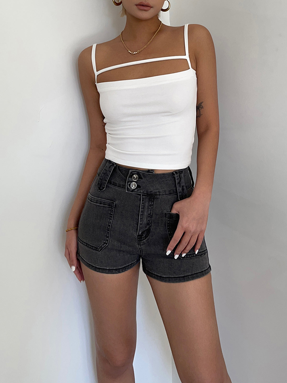 Hailey Crop Tank Top