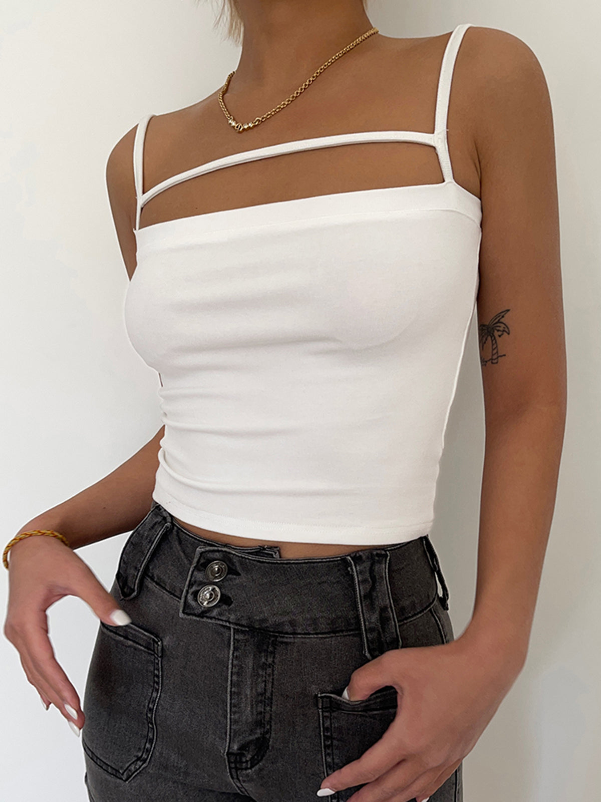 Hailey Crop Tank Top