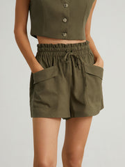 Azores Drawstring Pockets Shorts